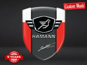 Hamann Logosticker Auto Robust Hochwertig Professionell